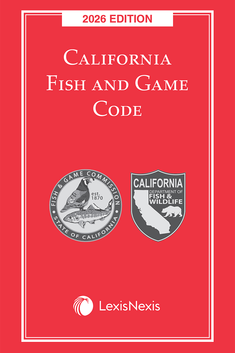California Fish and Game Code book cover