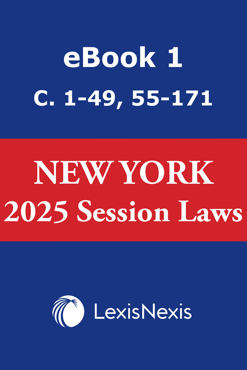 New York Consolidated Laws Service Session Laws book cover