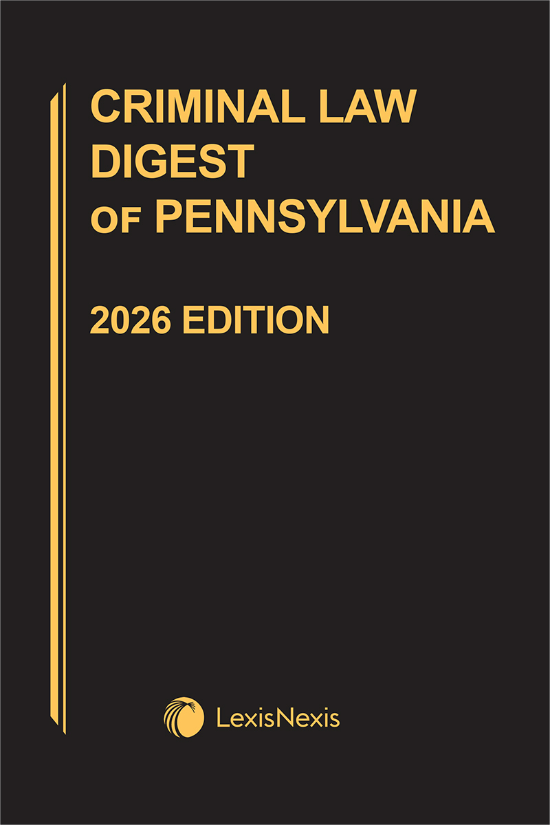 Criminal Law Digest of Pennsylvania