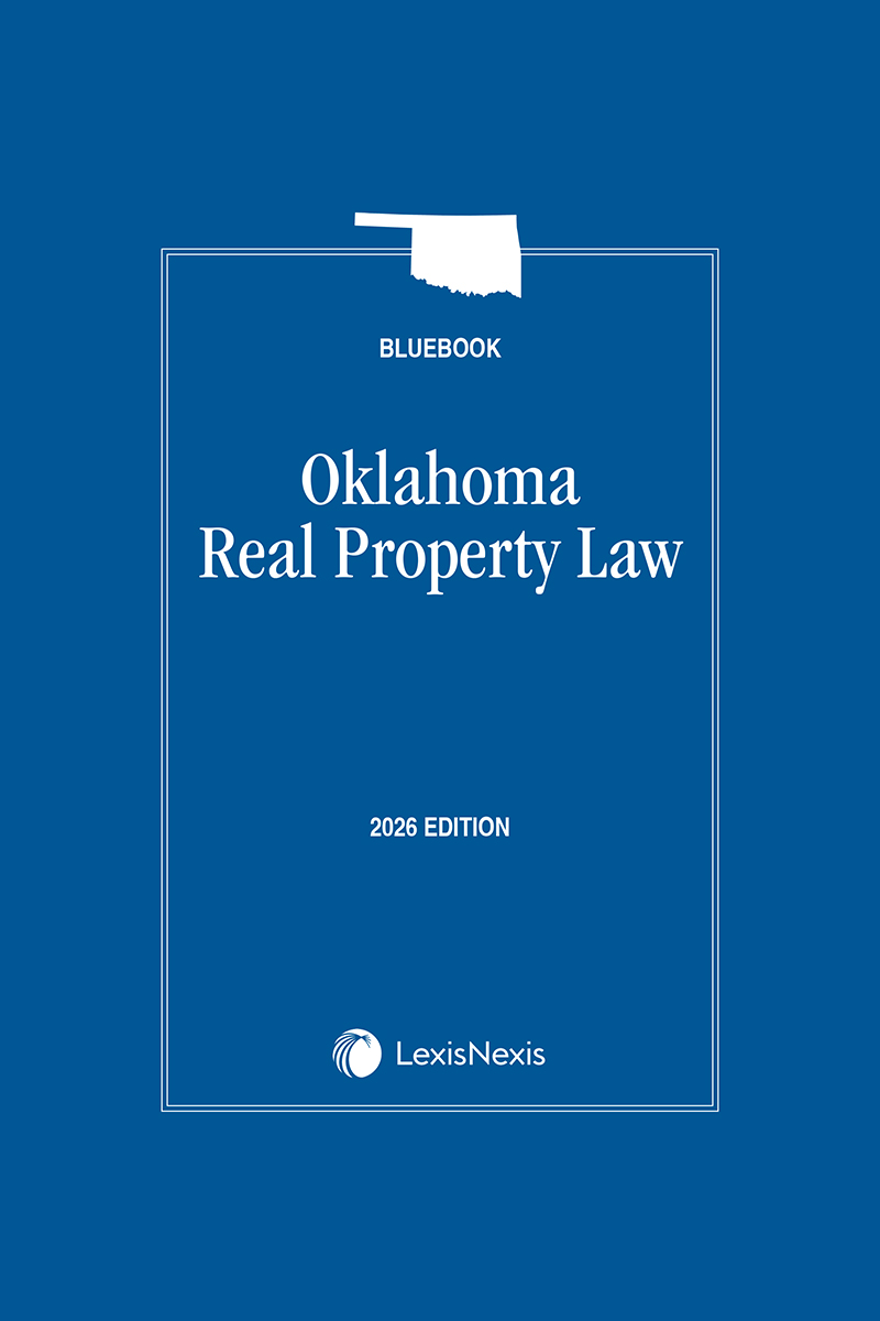 Oklahoma Real Property Law (Bluebook) book cover
 