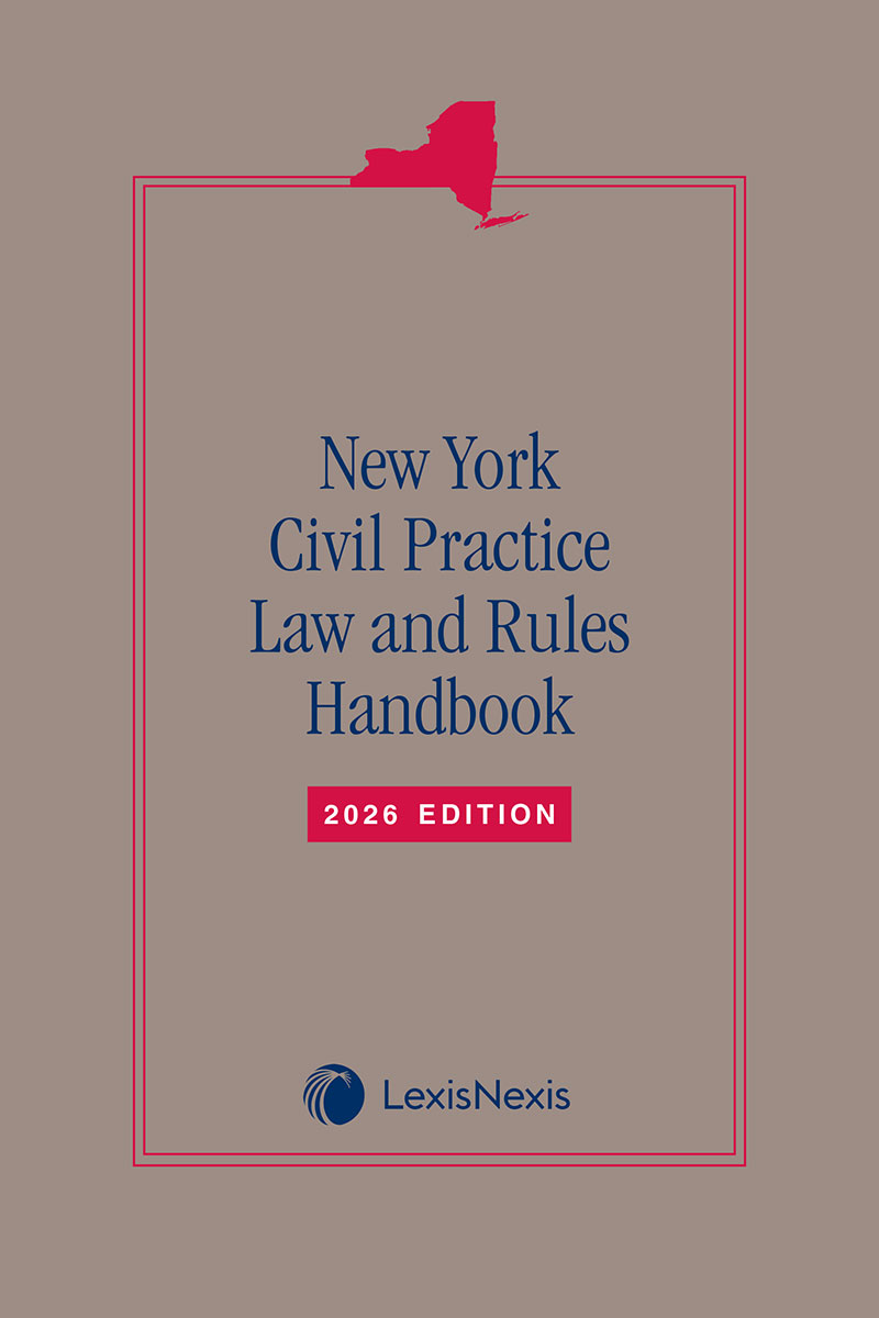 New York Civil Practice Law and Rules Handbook book cover