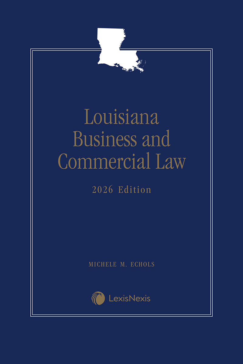 Louisiana Business and Commercial Law book cover
