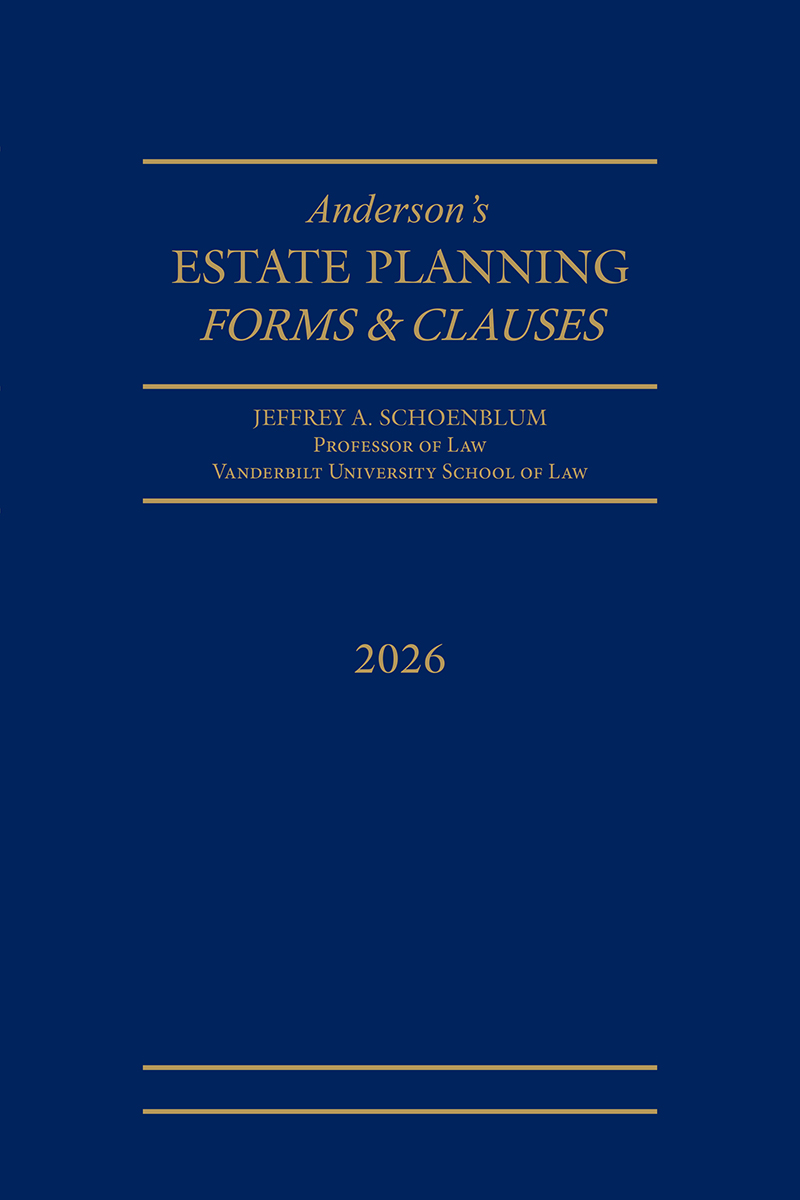 Estate Planning Forms and Clauses book cover