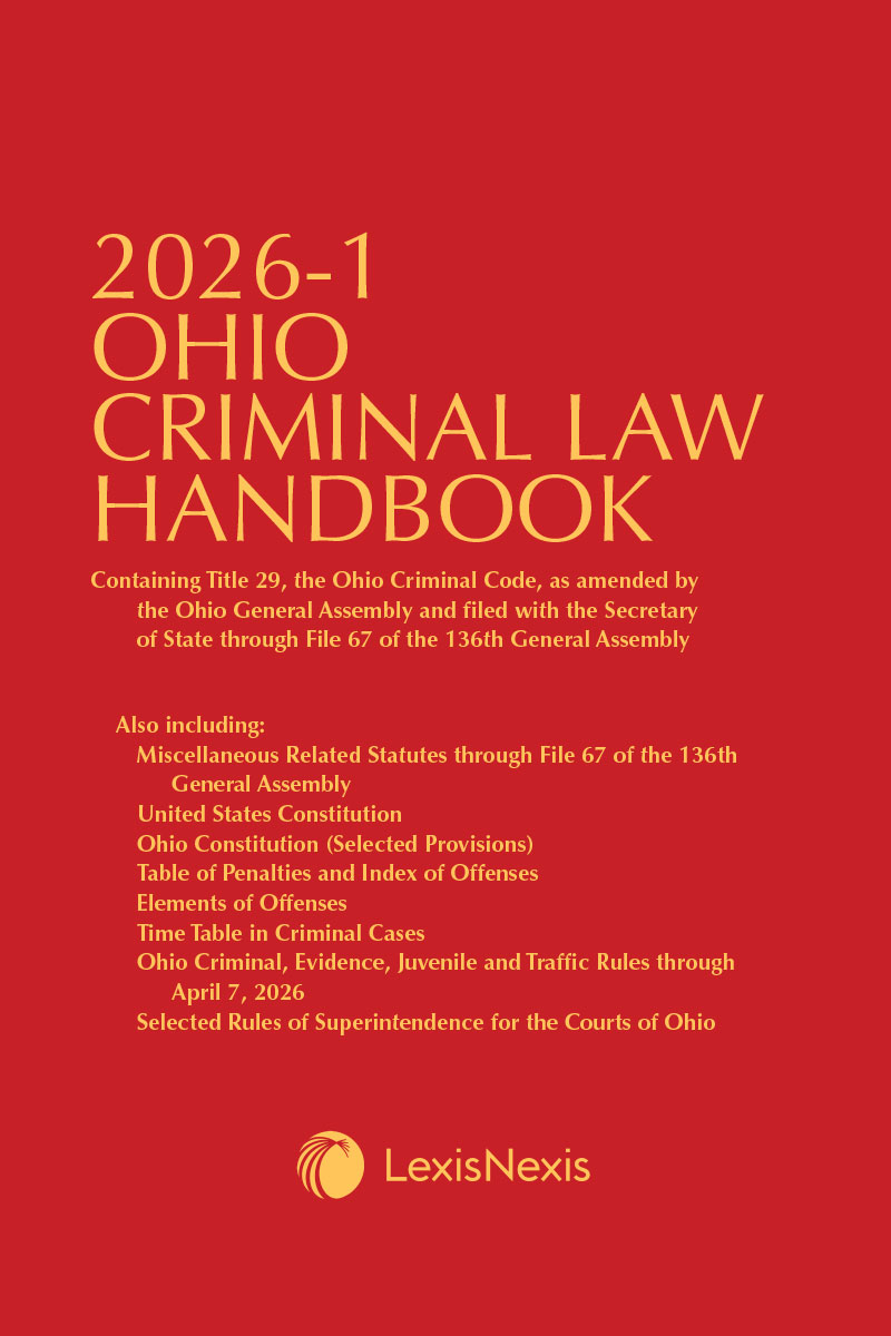 Ohio Criminal Law Handbook book cover