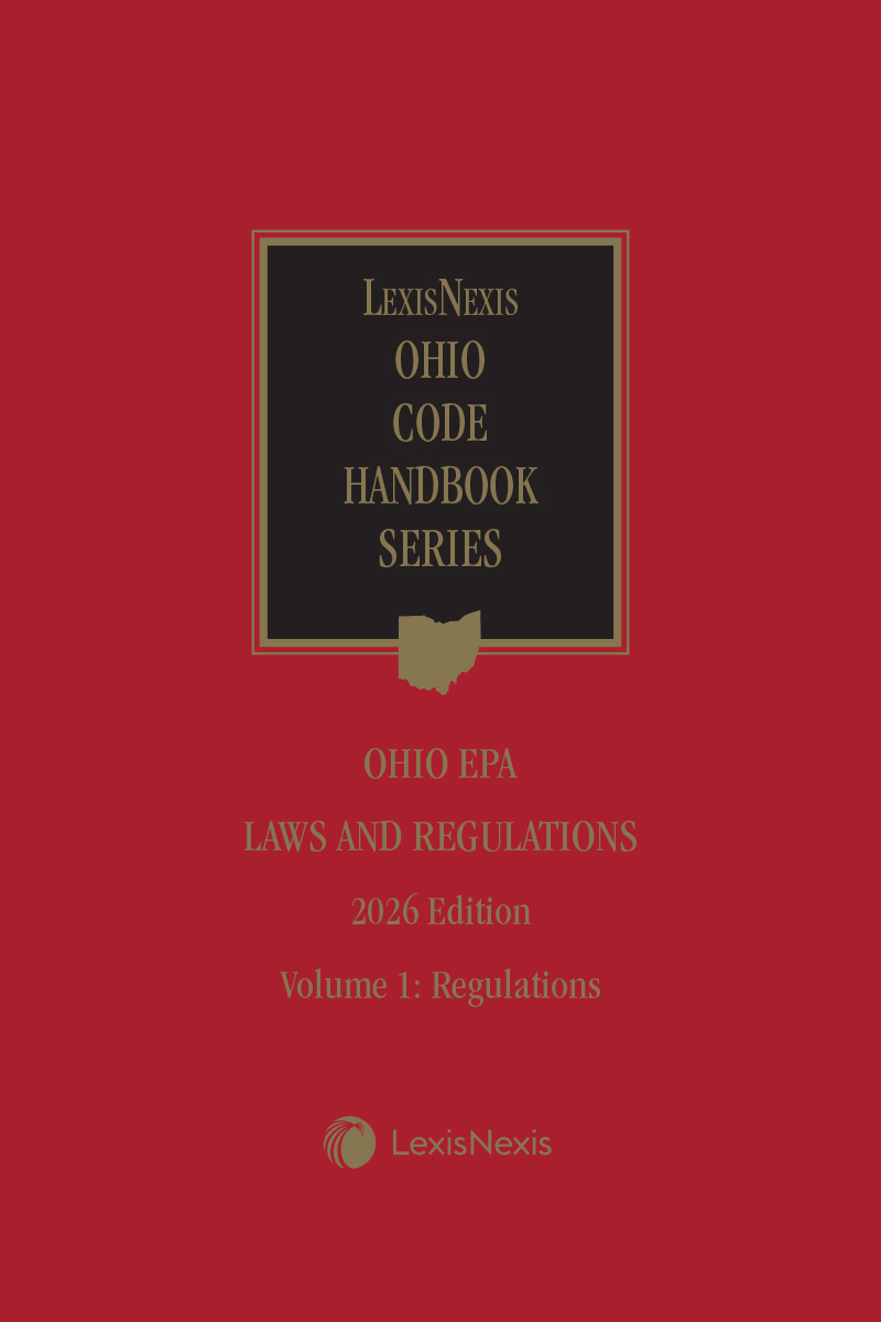 Ohio EPA Laws and Regulations book cover
 