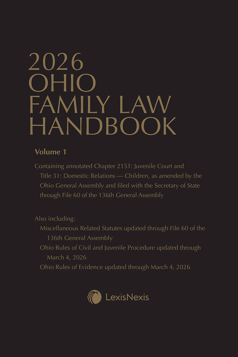 Ohio Family Law Handbook book cover