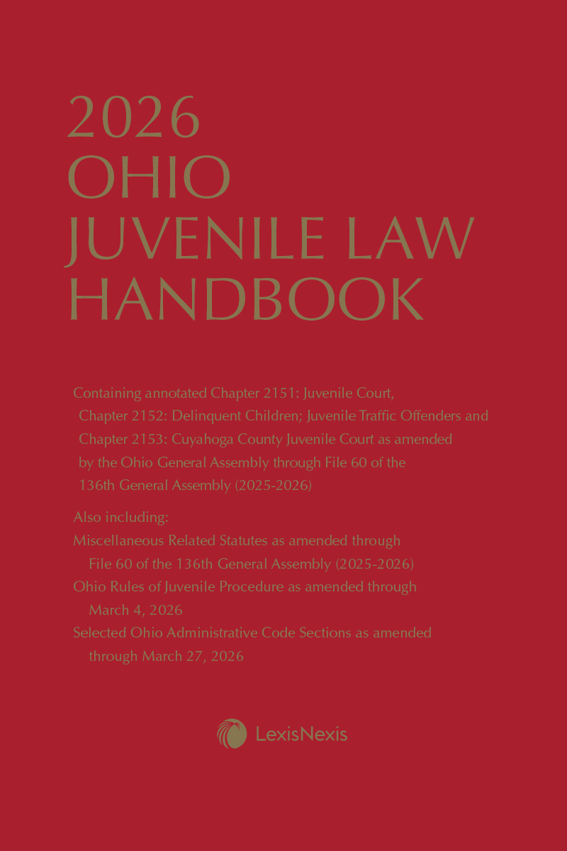 Ohio Juvenile Law Handbook book cover