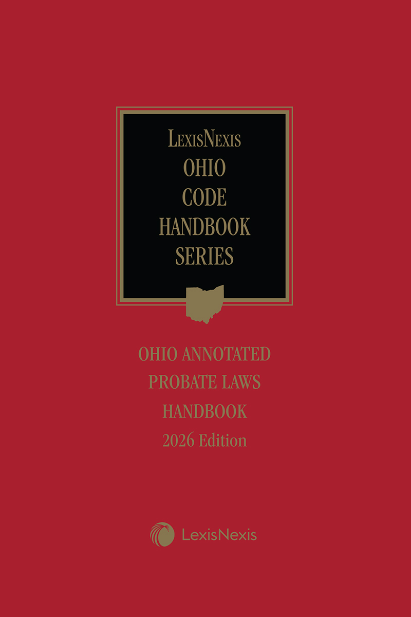 Ohio Annotated Probate Laws Handbook book cover