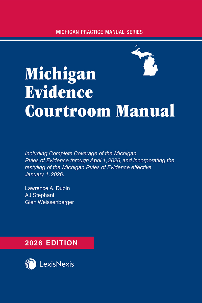 Michigan Evidence Courtroom Manual book cover
