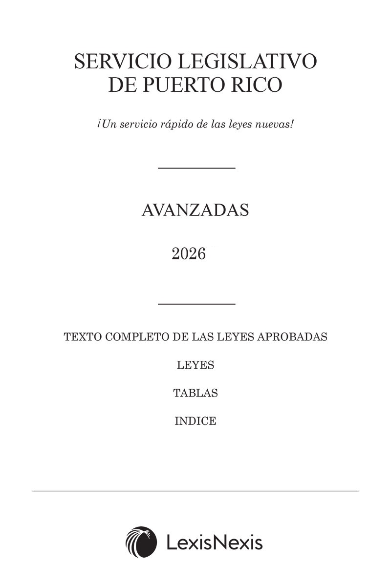 Servicio Legislativo Avanzado de Puerto Rico Book cover
