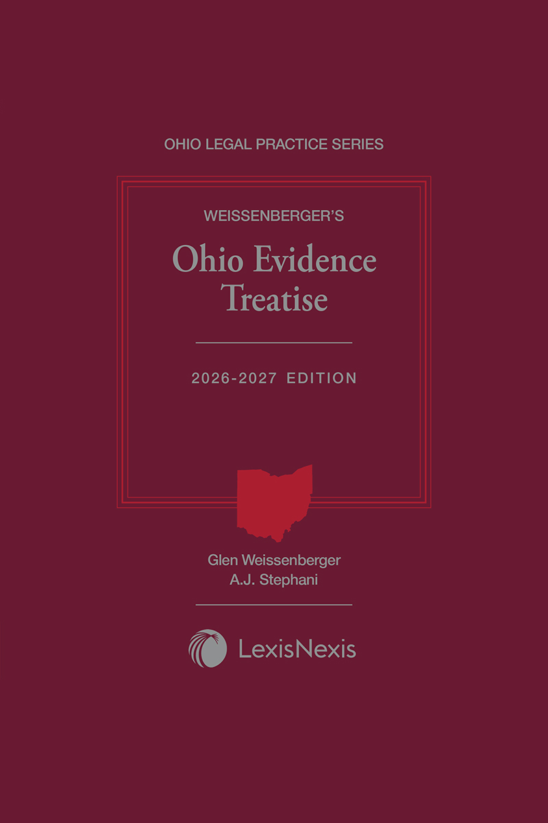 Weissenberger's Ohio Evidence Treatise book cover
  
