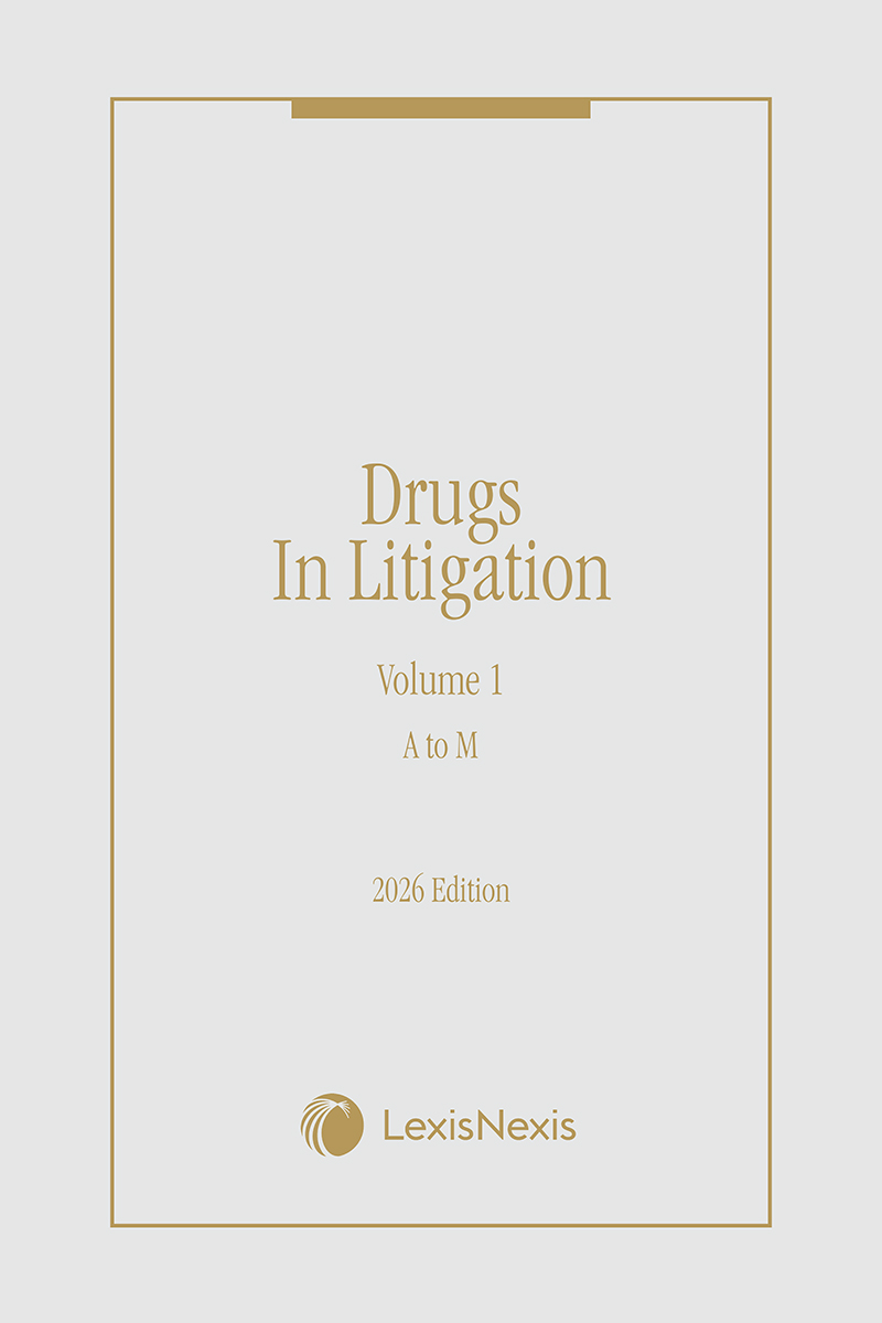 Drugs in Litigation: Damage Awards Involving Prescription and Nonprescription Drugs book cover