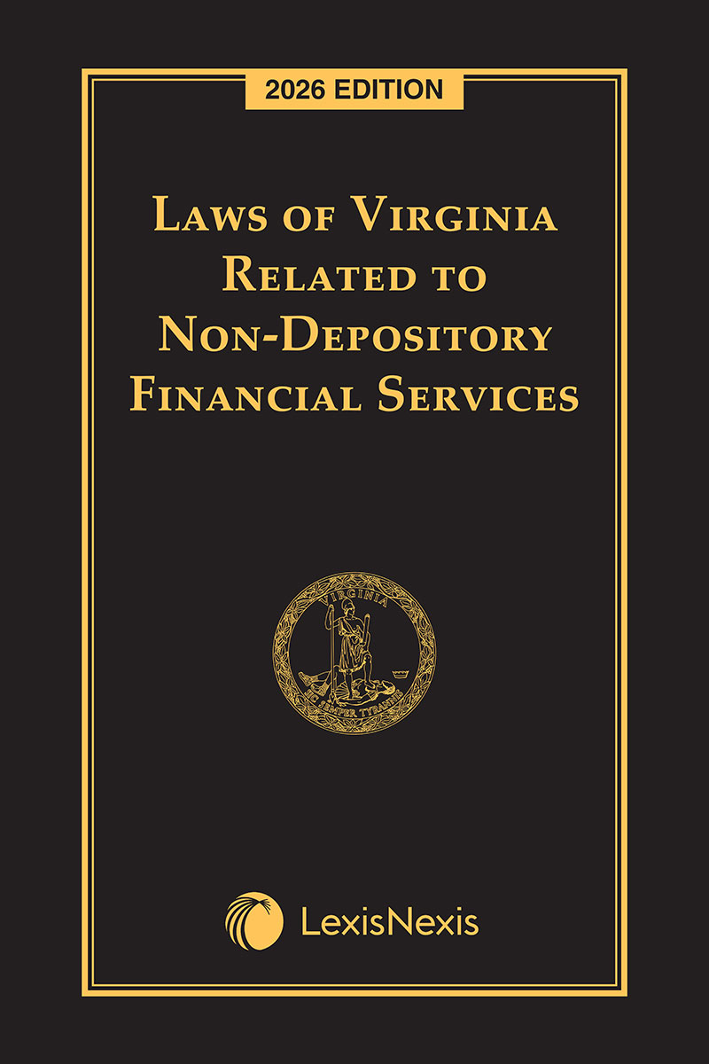 Laws of Virginia Related to Non-Depository Financial Services book cover