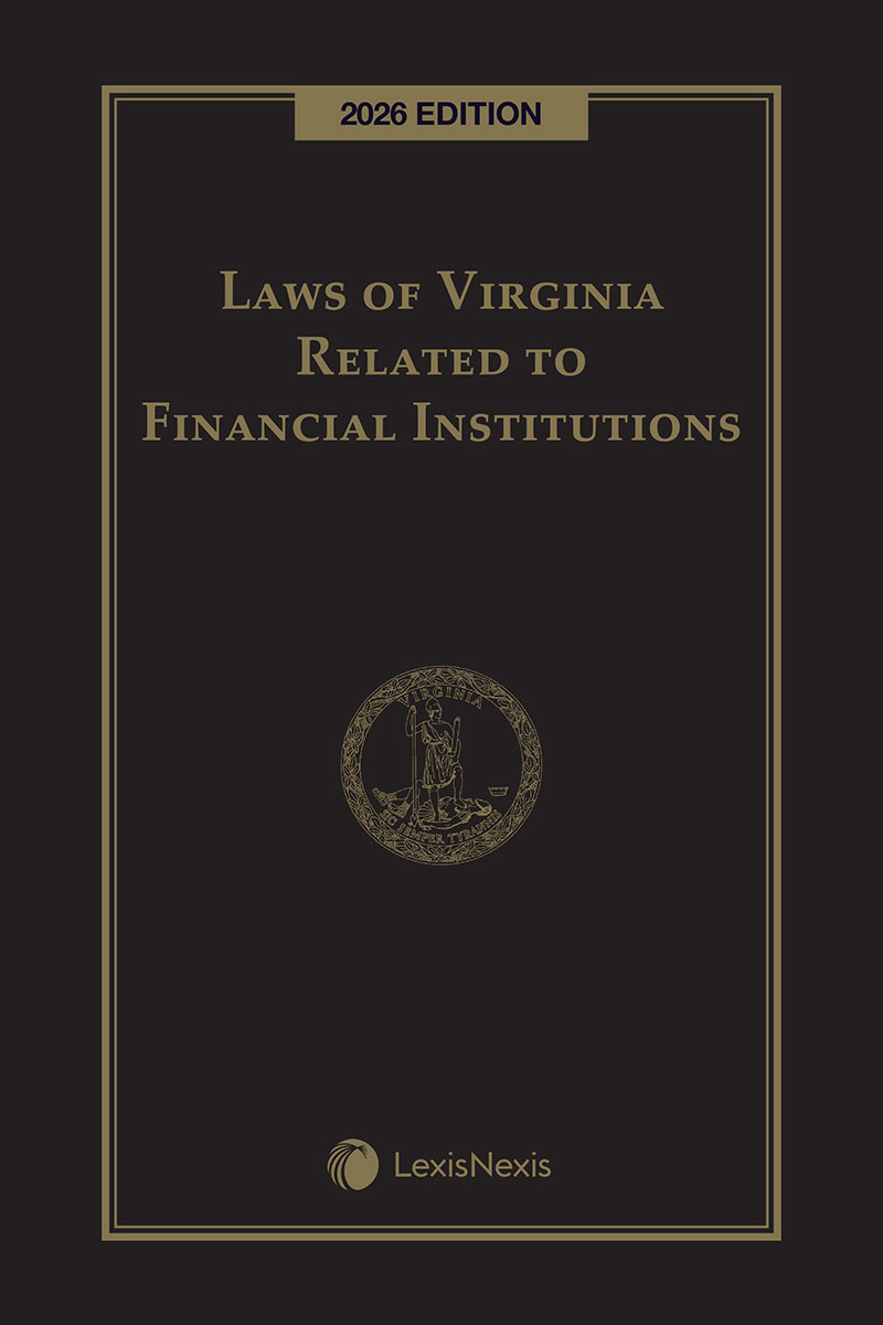 Laws of Virginia Related to Financial Institutions book cover