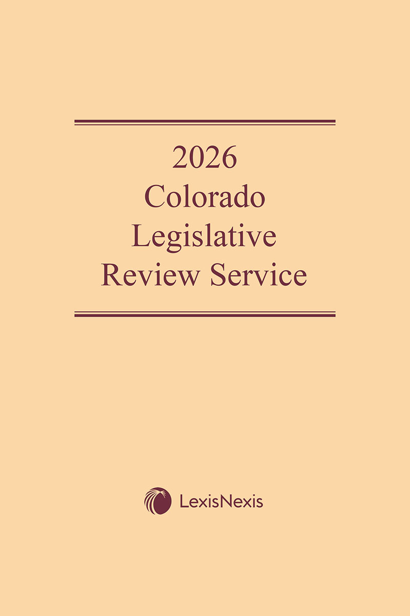 Colorado Legislative Review Service book cover