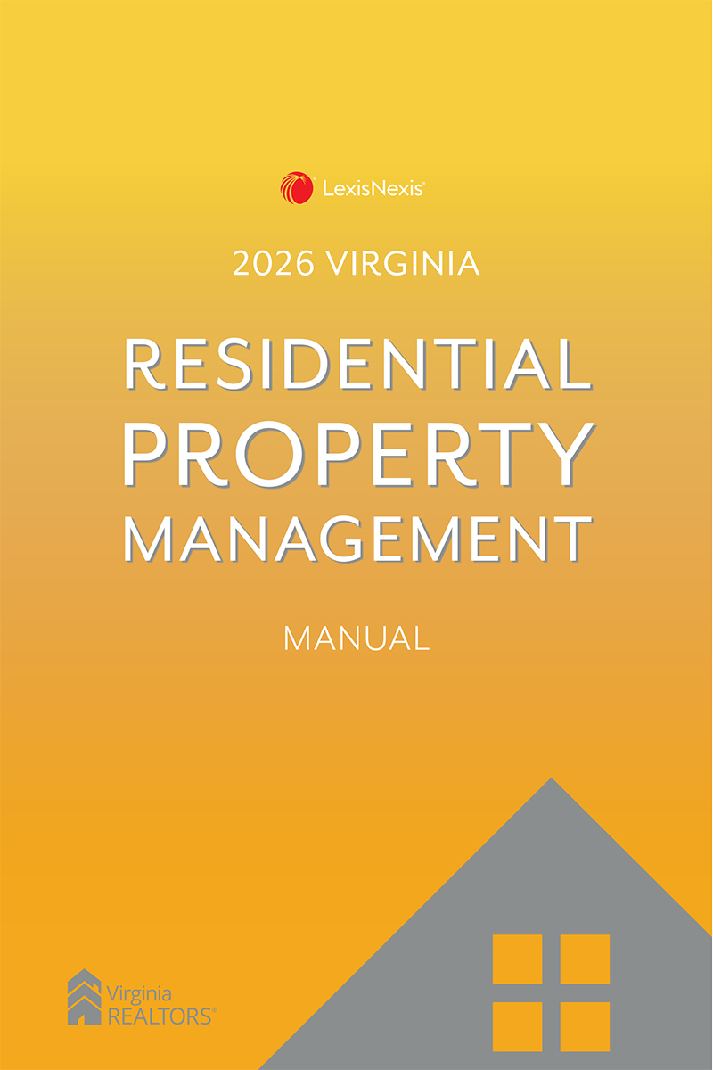 Virginia Residential Property Management Manual book cover