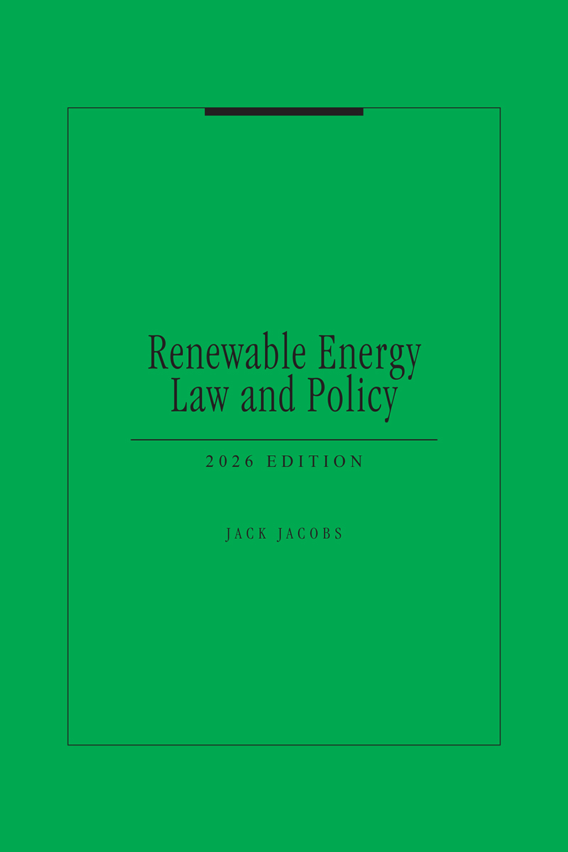 Renewable Energy Law and Policy