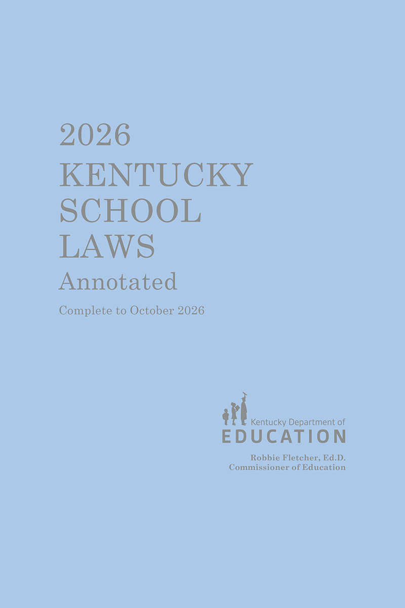 Kentucky School Laws Annotated book cover