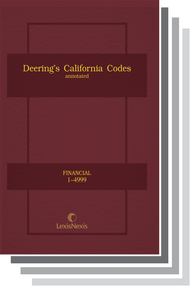 Deering's California Codes Annotated