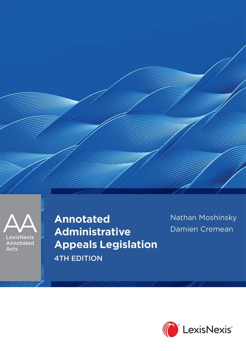 Annotated Administrative Appeals Legislation, 4th edition (eBook)