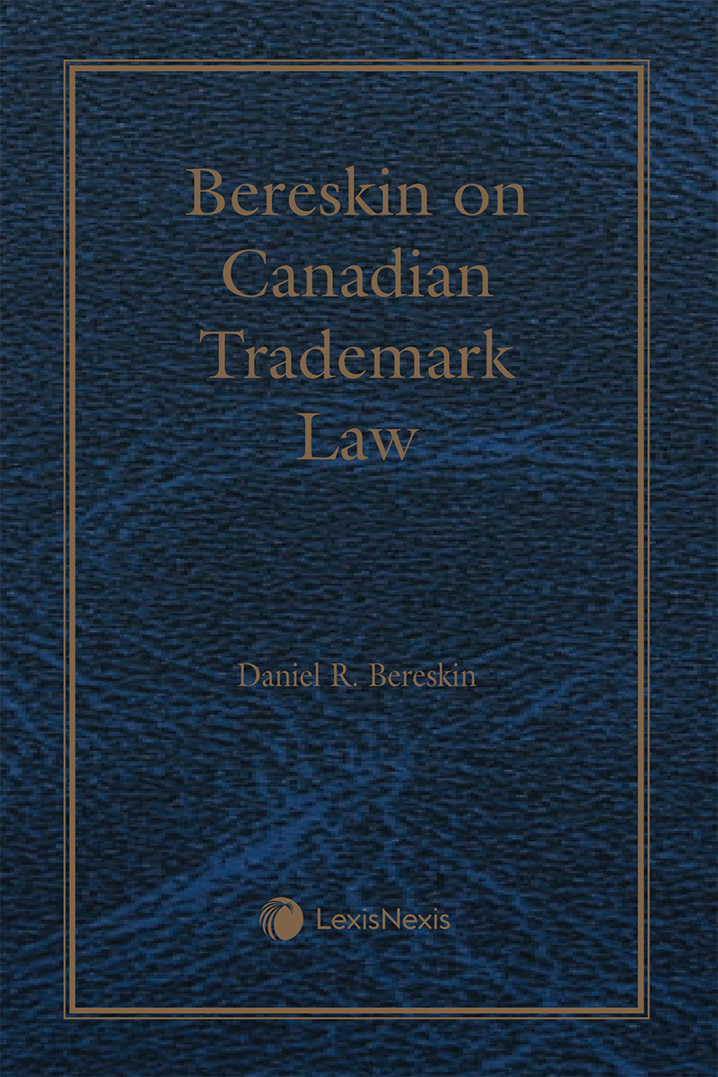 Bereskin on Canadian Trademark Law + E-Book