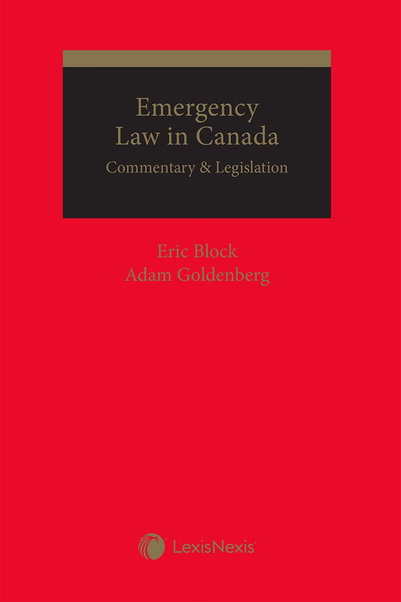 Emergency Law in Canada: Commentary & Legislation
