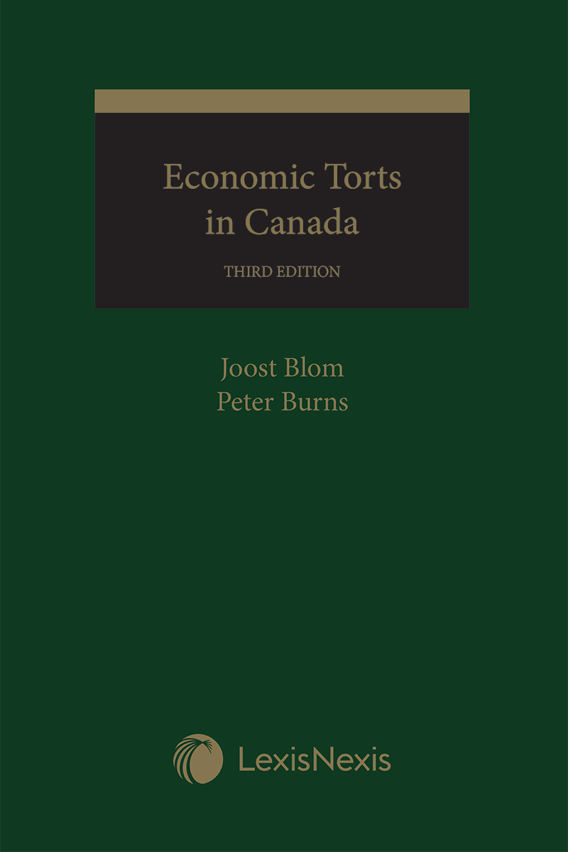 Economic Torts in Canada, 3rd Edition