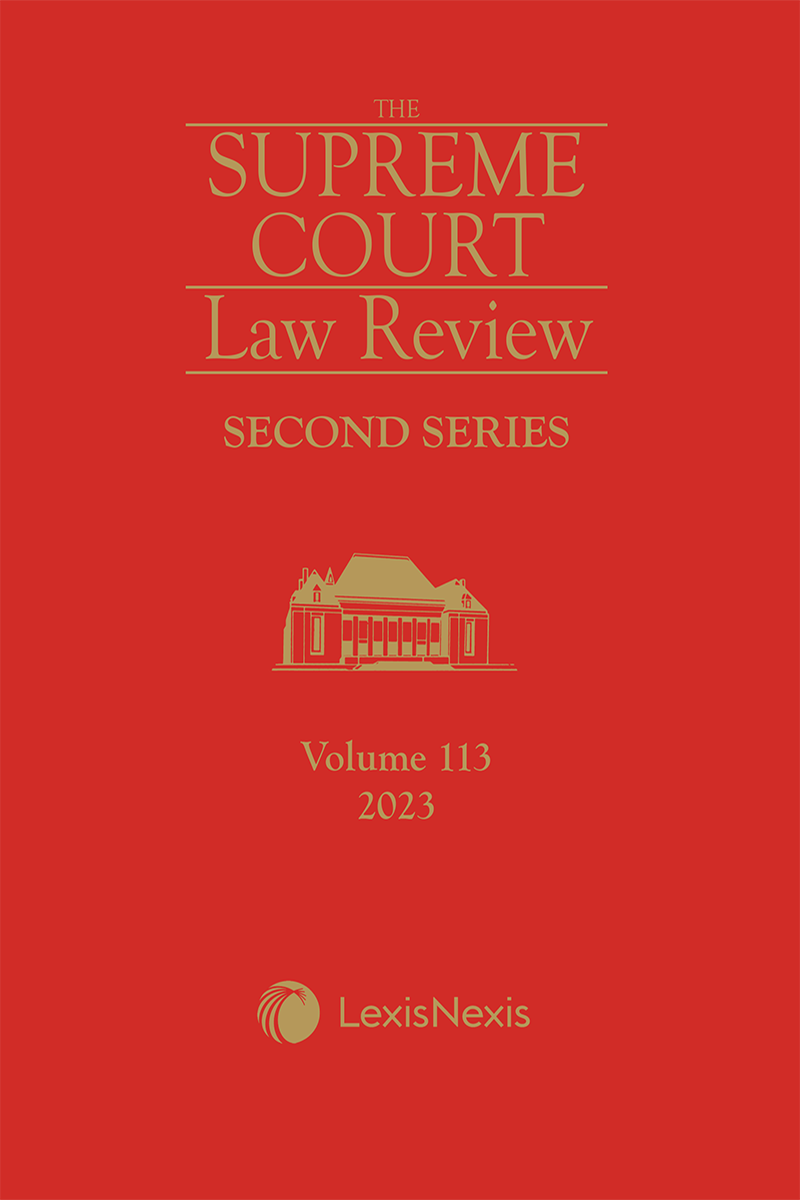 Supreme Court Law Review, 2nd Series, Volume 113
