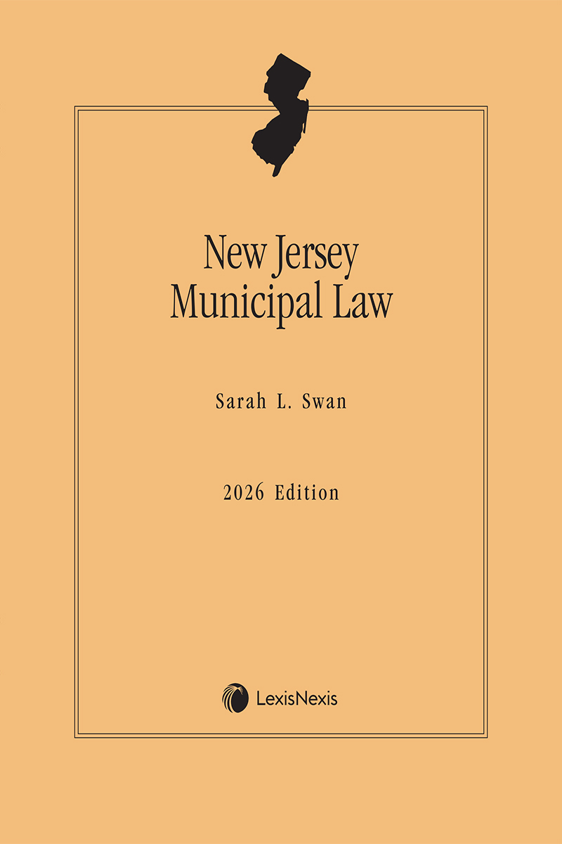 New Jersey Municipal Law book cover