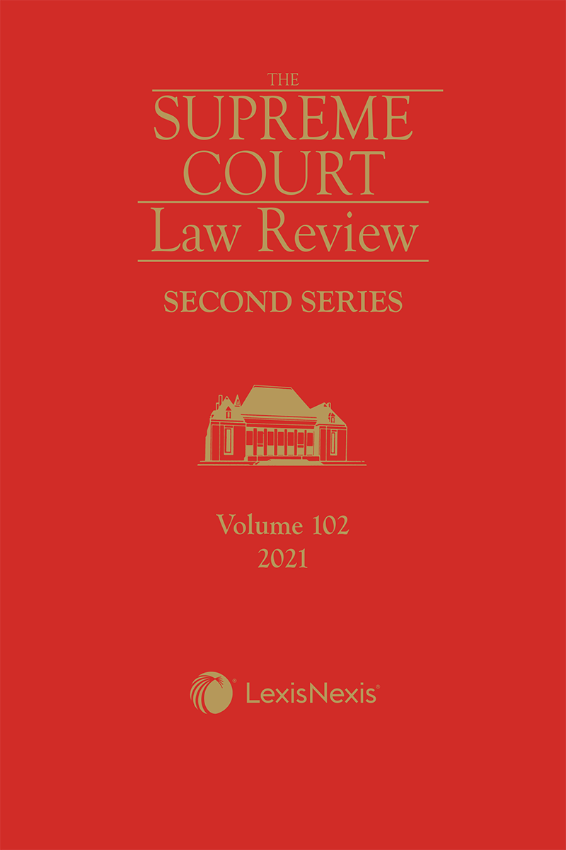 Supreme Court Law Review, 2nd Series, Volume 102
