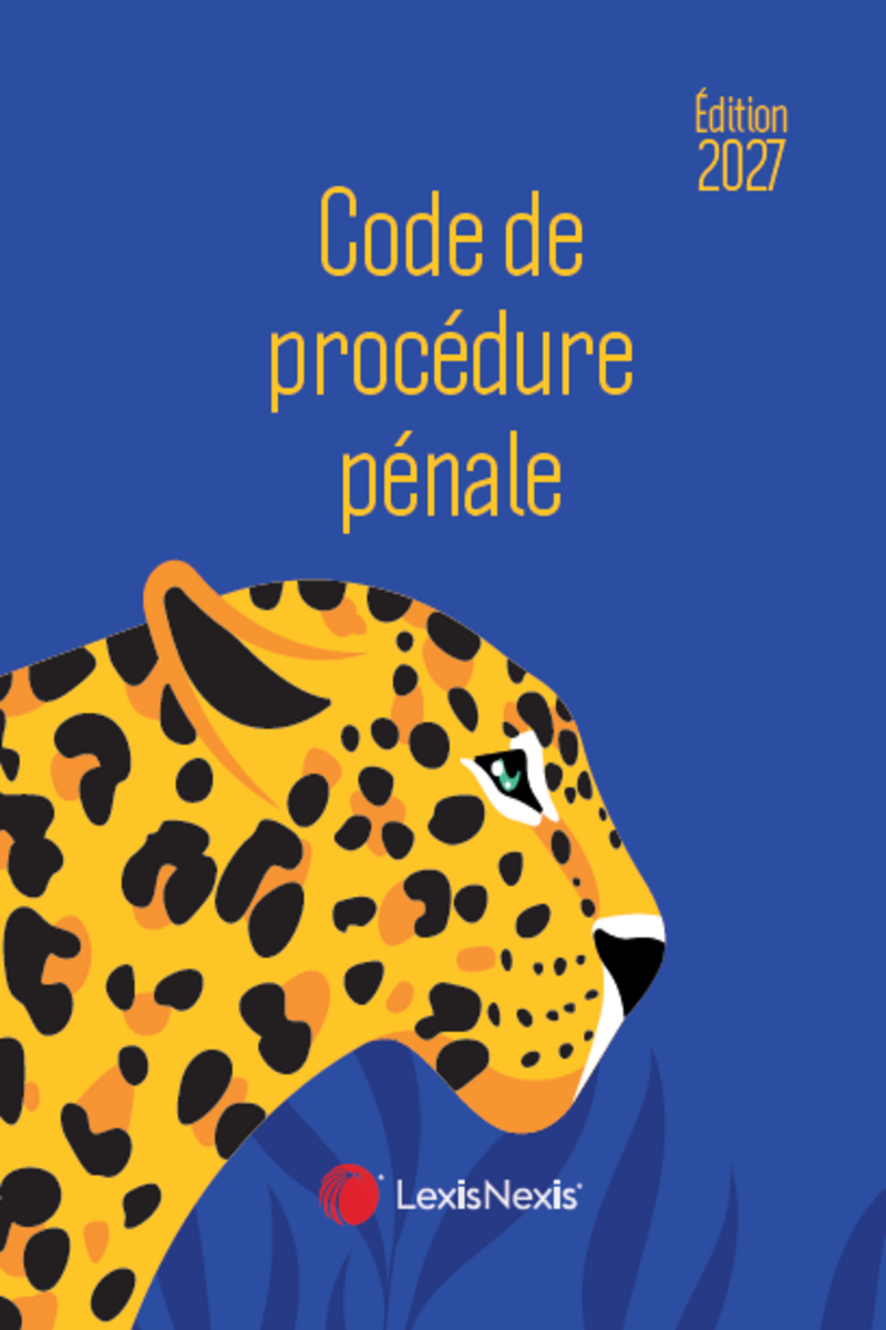 Code de procédure pénale 2027 - Jaquette Panthère