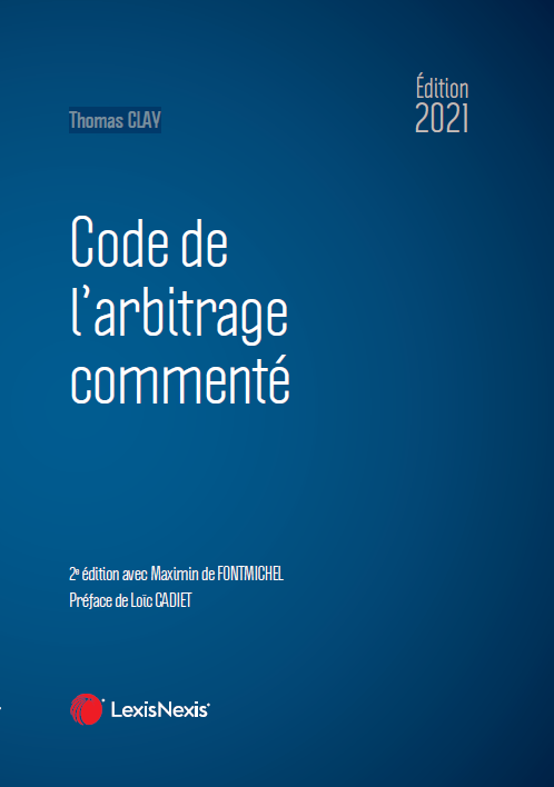 Code de l'arbitrage commenté 2021