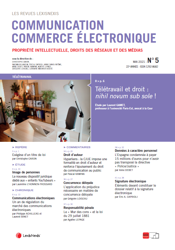 Communication - Commerce électronique
