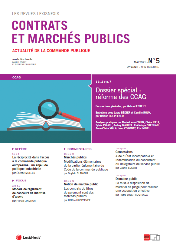 Contrats et marchés publics