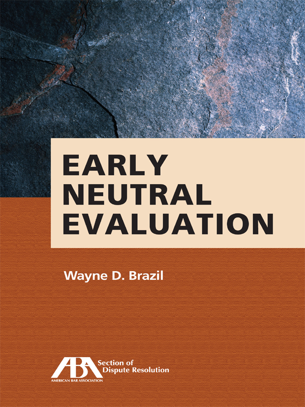 Early Neutral Evaluation