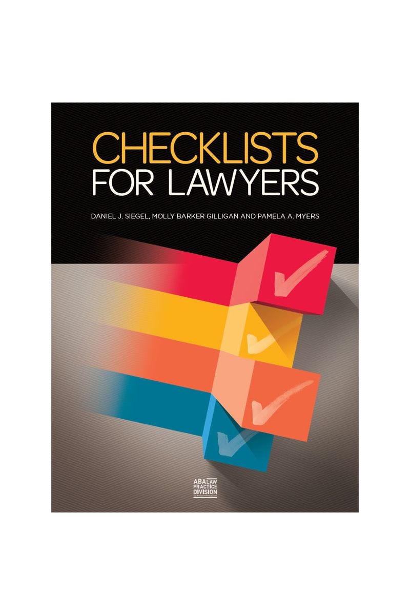 Checklists for Lawyers
