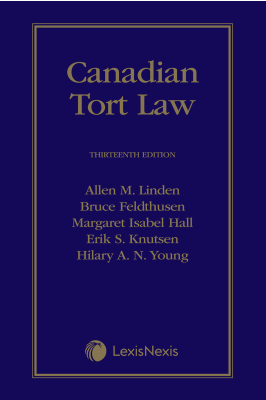 L＆T Canadian Tort Law - Cases, Notes & Materials, 16th Edition