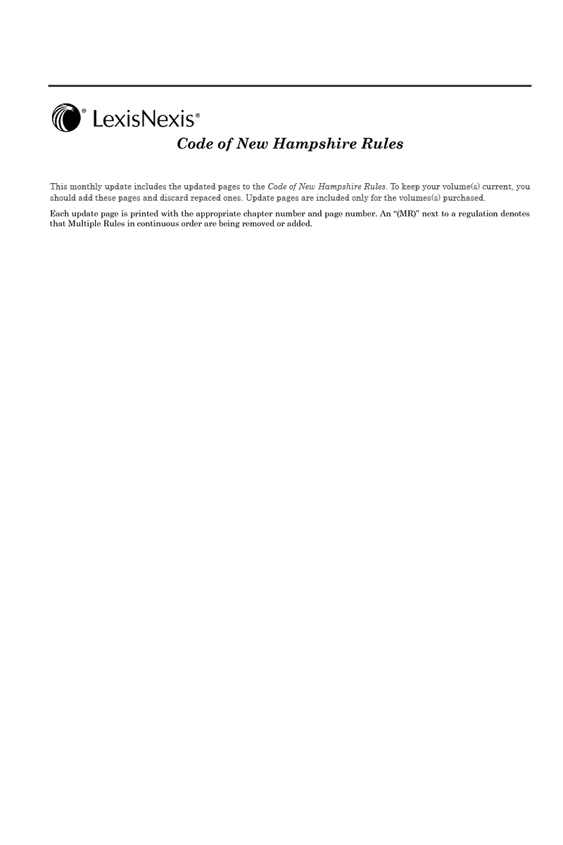 New Hampshire Administrative Code