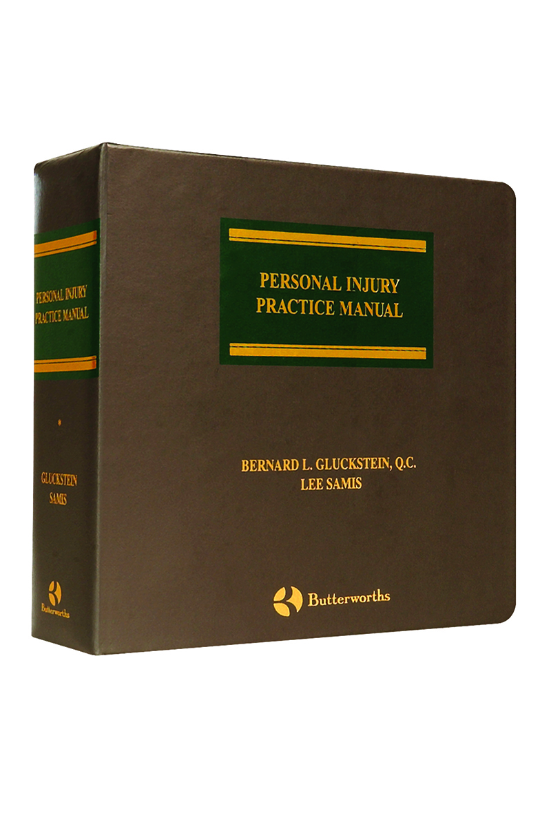 Personal Injury Practice Manual