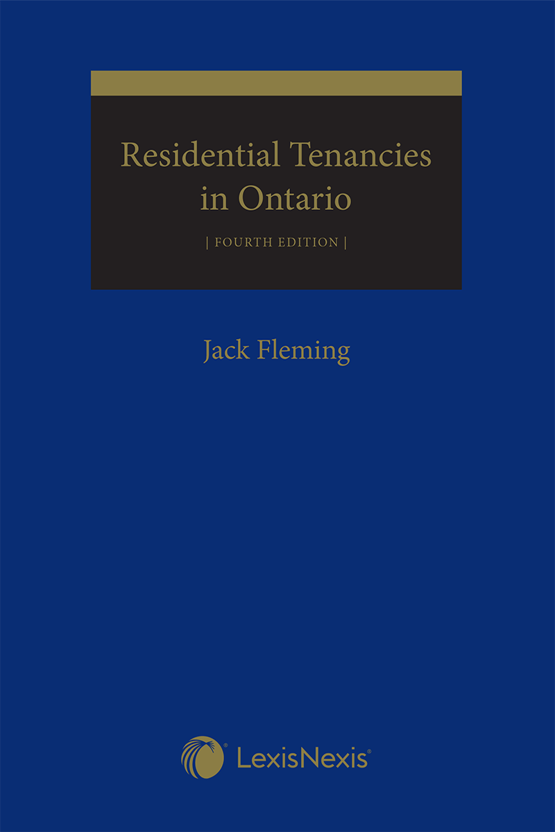 Residential Tenancies in Ontario, 4th Edition