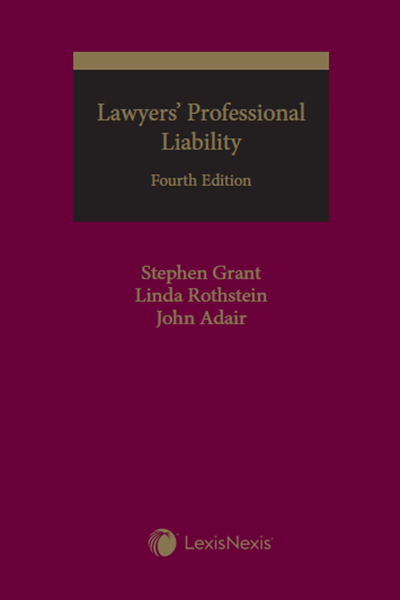 Lawyers’ Professional Liability, 4th Edition
