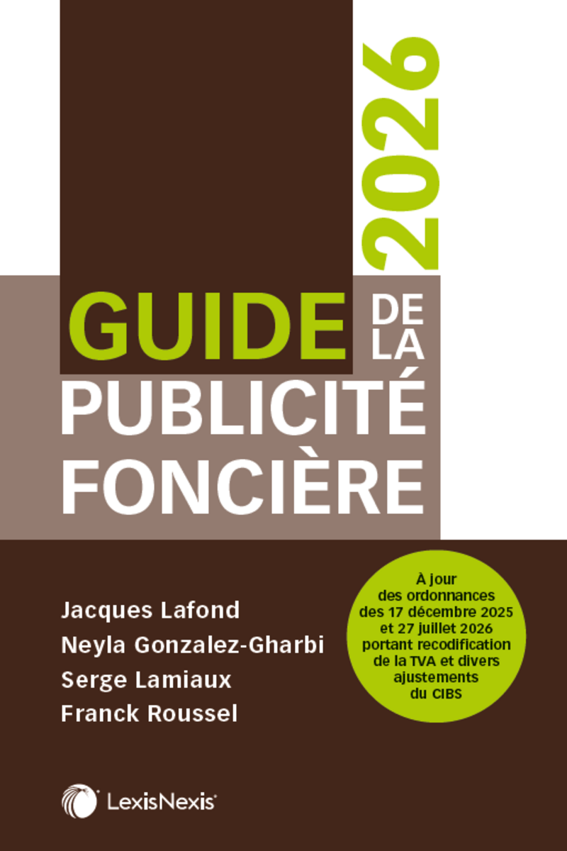 Guide de la publicité foncière 2026