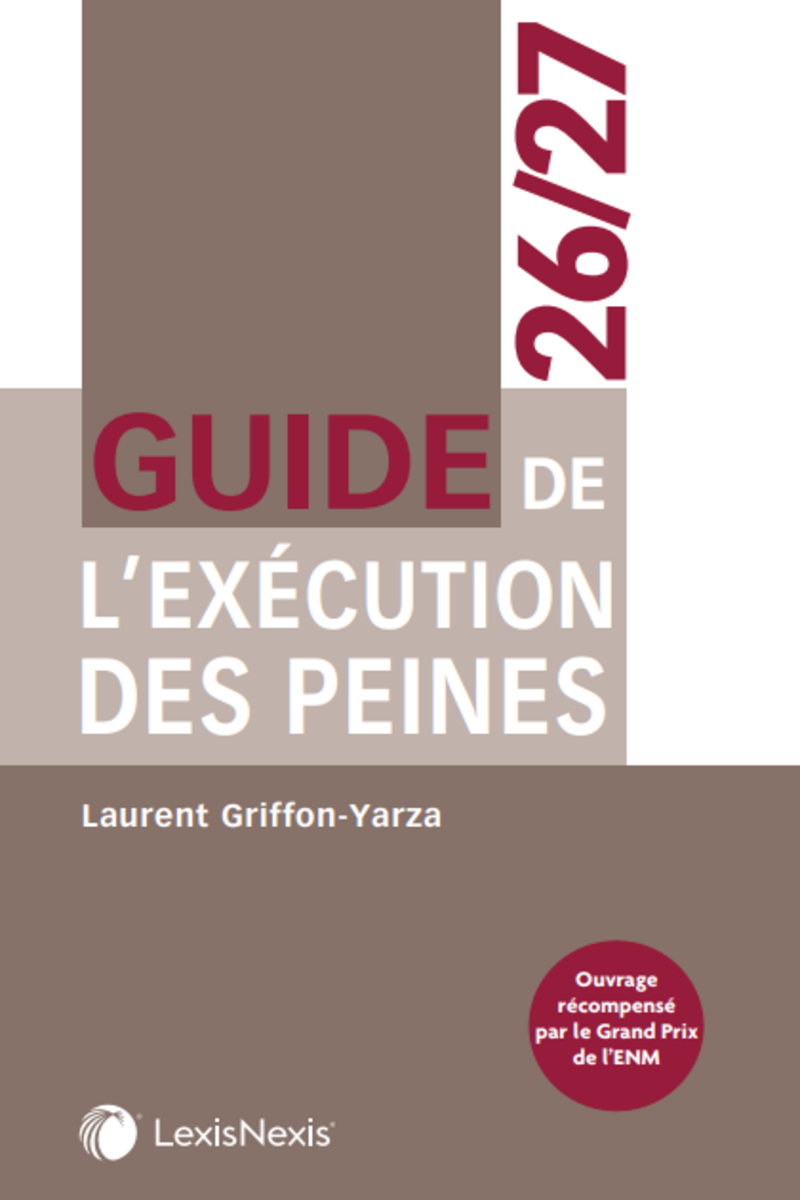 Guide de l'exécution des peines 2026-2027