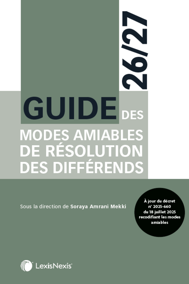 Guide des modes amiables de résolution de différends 2026-2027