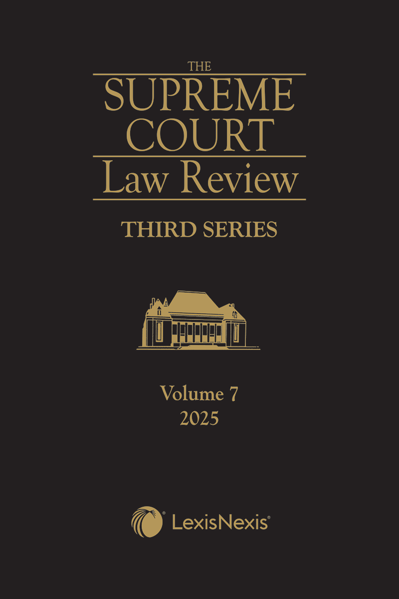 Supreme Court Law Review, 3rd Series, Volume 7