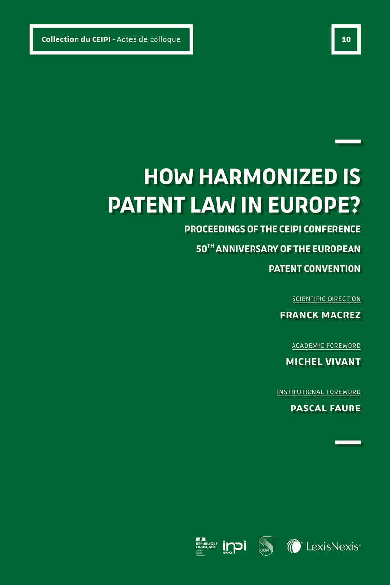 How Harmonized Is Patent Law in Europe ?