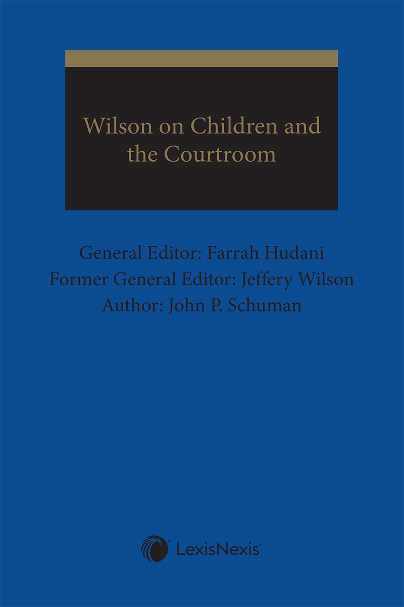 Wilson on Children and the Courtroom 