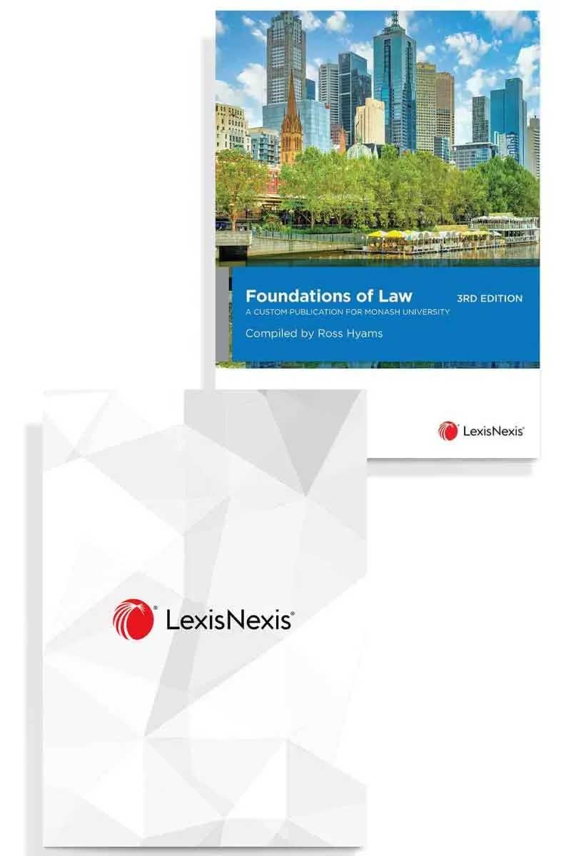 LexisNexis bundle featuring Foundations of Australian Law & Legal Writing and Concise Legal Dictionary