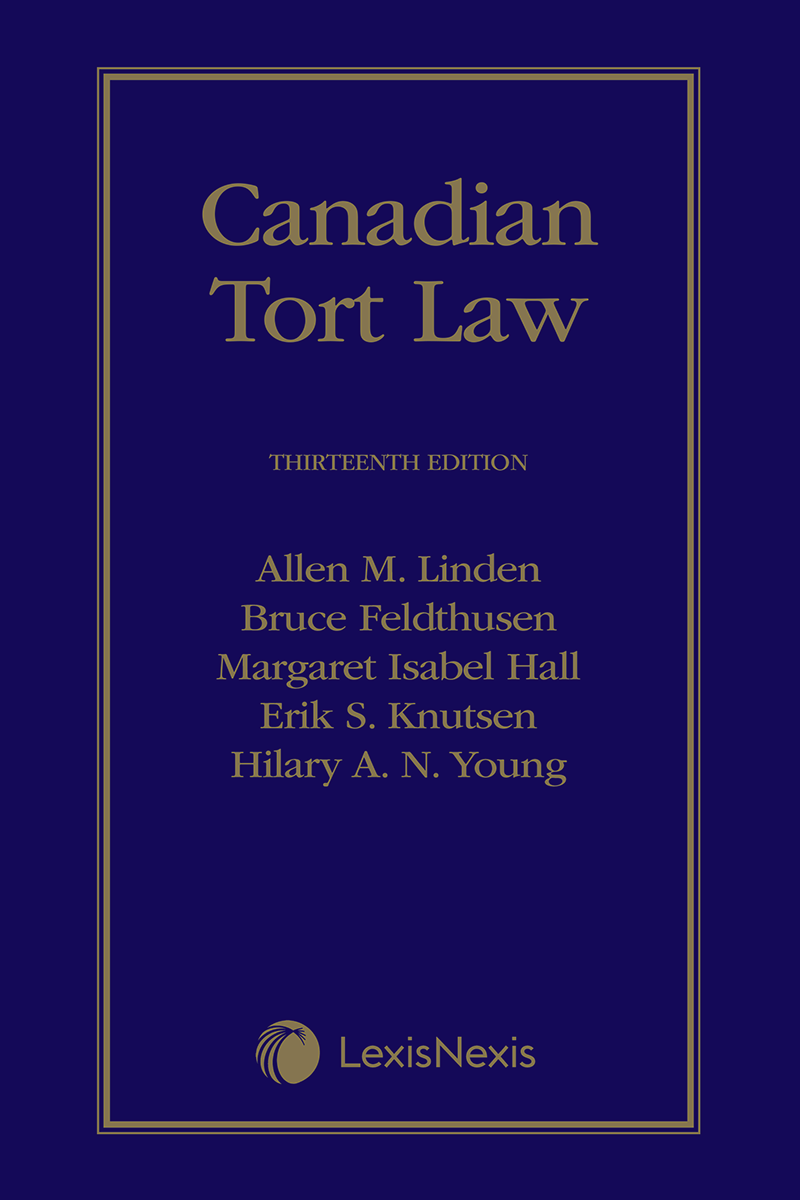 Canadian Tort Law, 13th Edition
