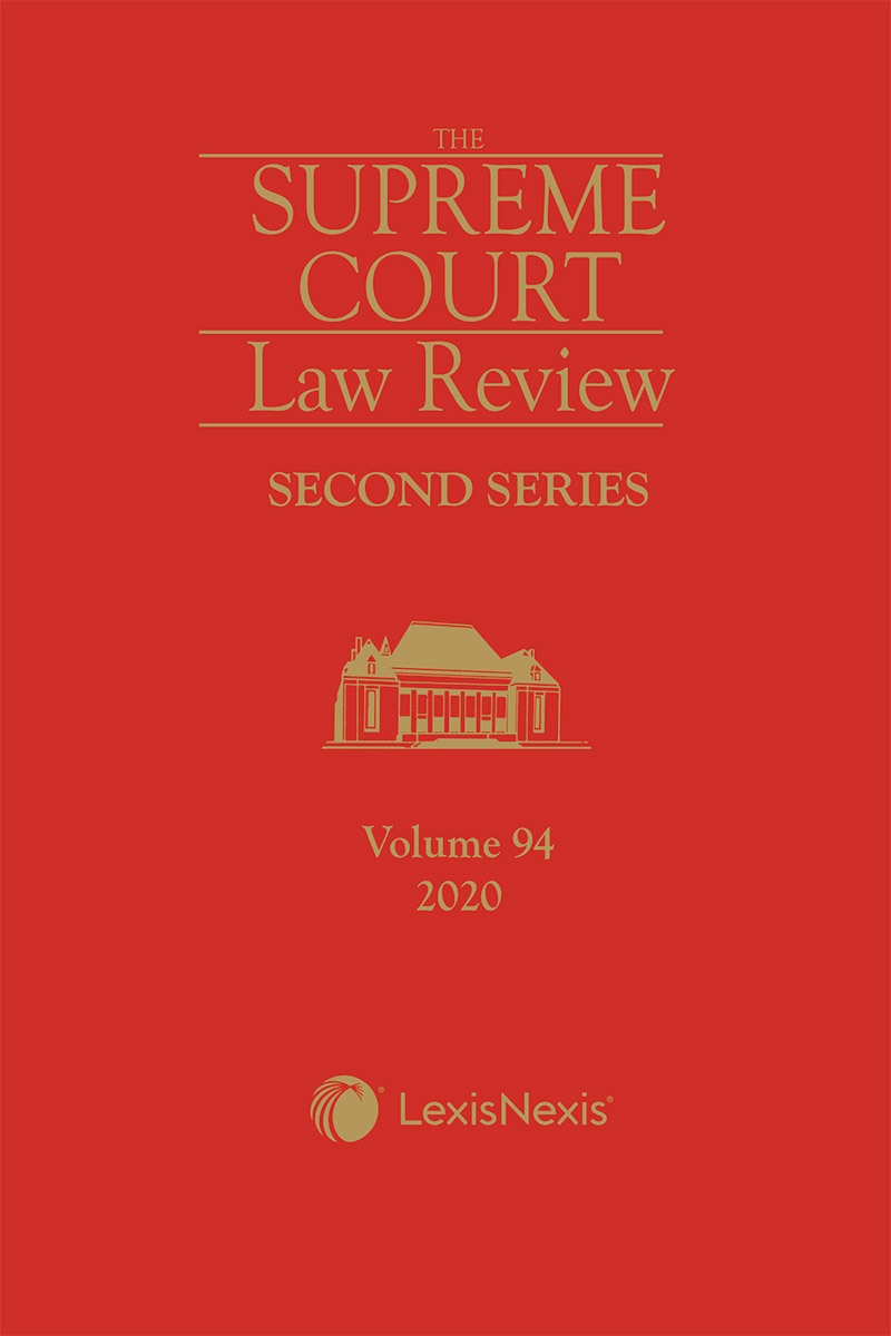 Supreme Court Law Review, 2nd Series, Volume 94